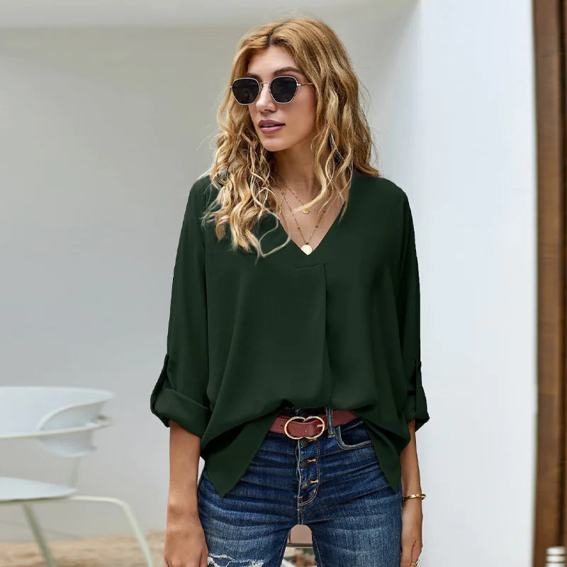 Rosa | Three-Quarter Sleeve Blouse