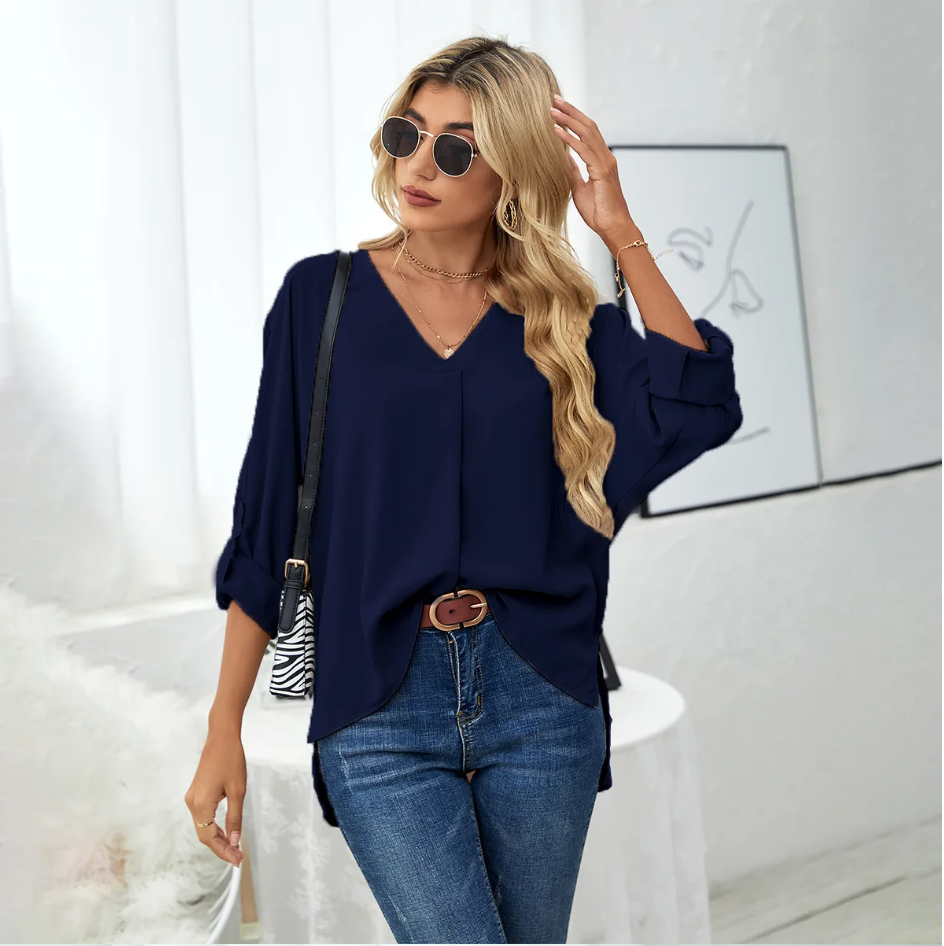 Rosa | Three-Quarter Sleeve Blouse