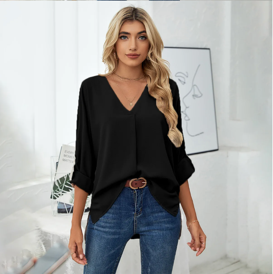 Rosa | Three-Quarter Sleeve Blouse