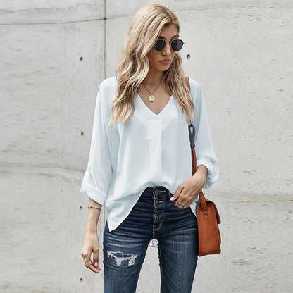 Rosa | Three-Quarter Sleeve Blouse