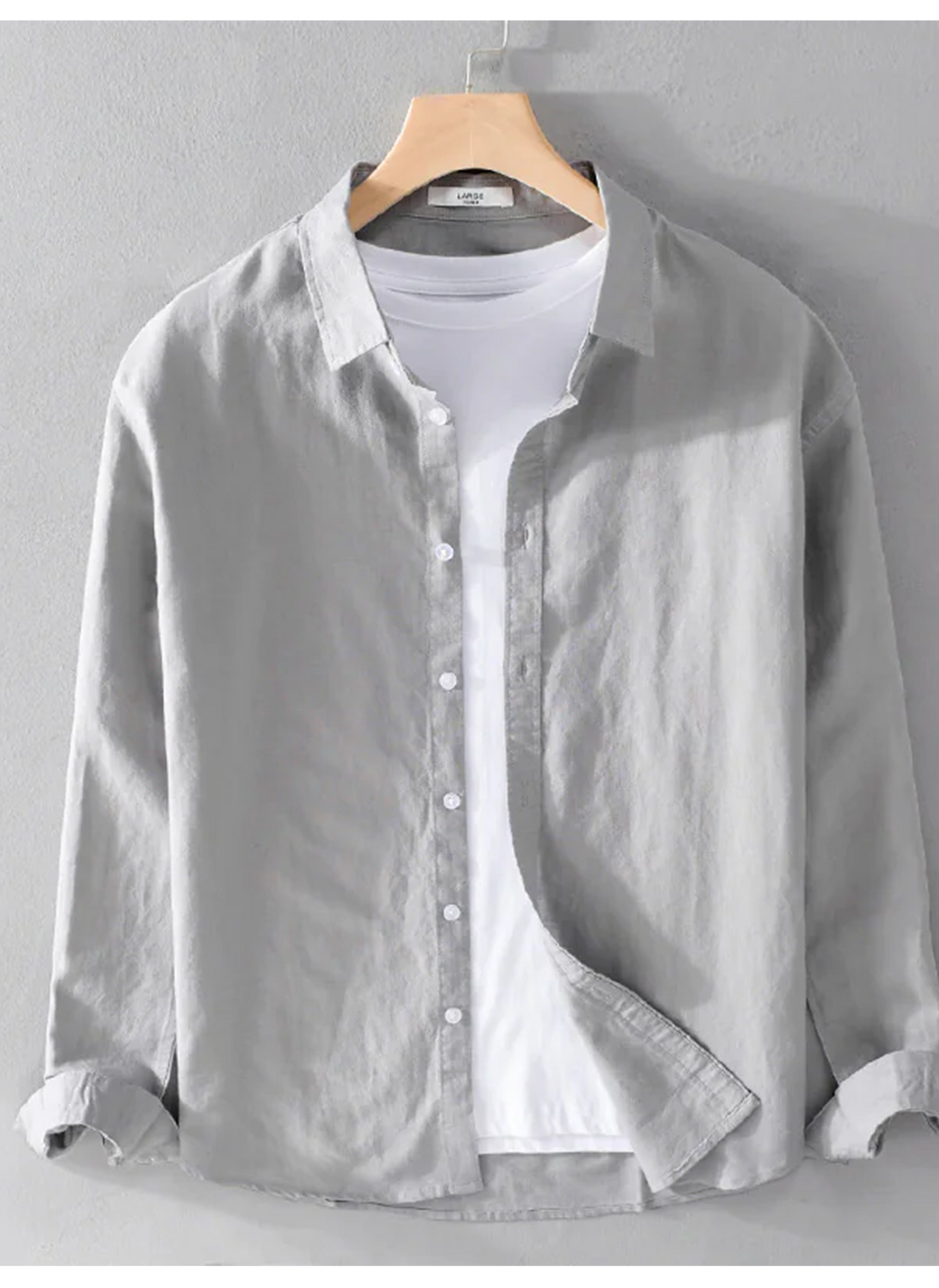 Jae | Men's Premium Linen Long Sleeve Shirt